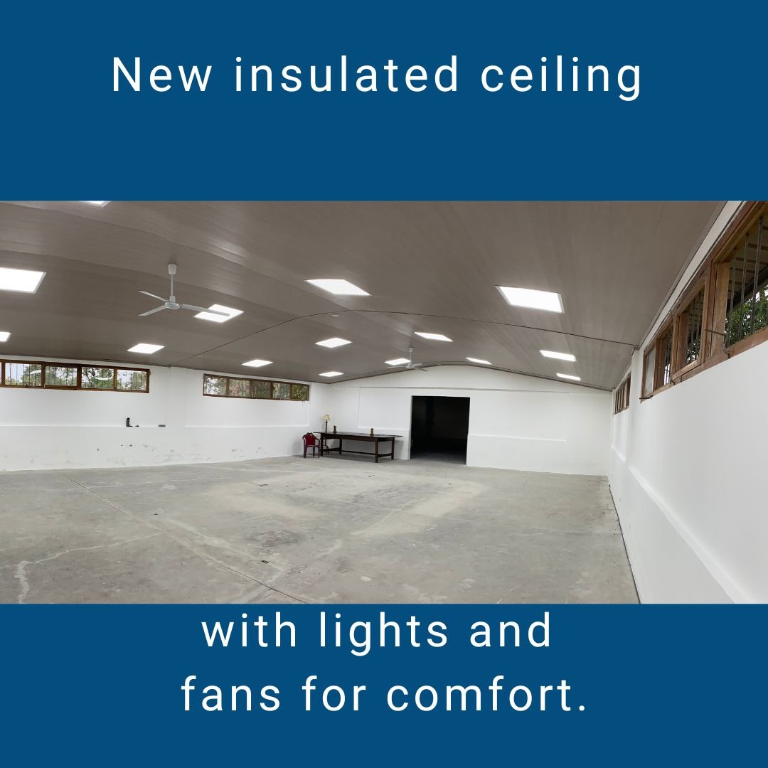 New ceiling