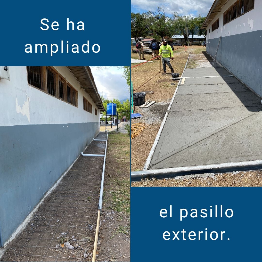 Ampliación de la acera